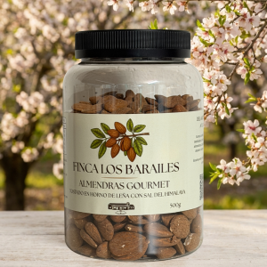 Almendra tostada en horno de leña con sal del Himalaya 500 g